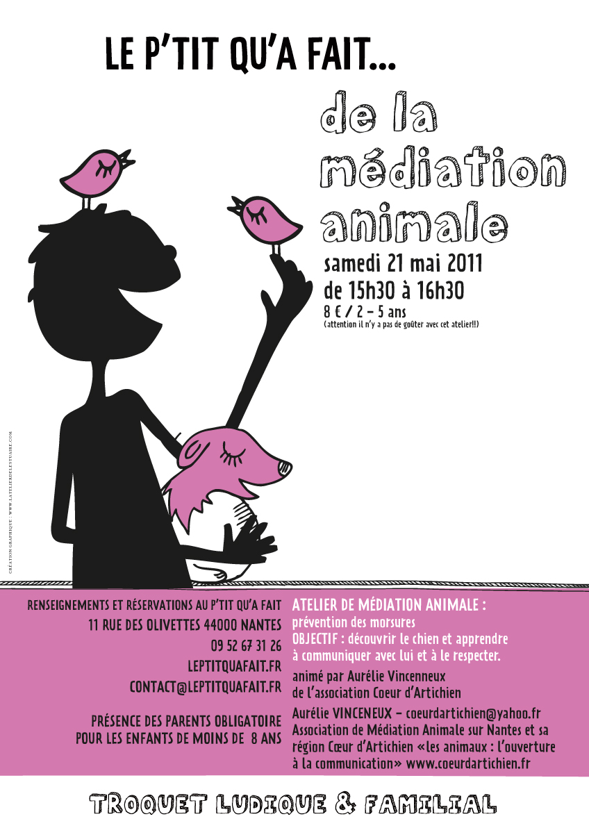 coeur d'artichien mediation animale nantes